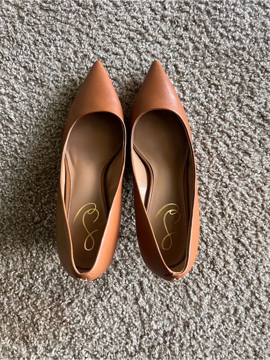 Sam Edelman Shoes - Sam Edelman Pointed Toe Flats in Cognac Brown